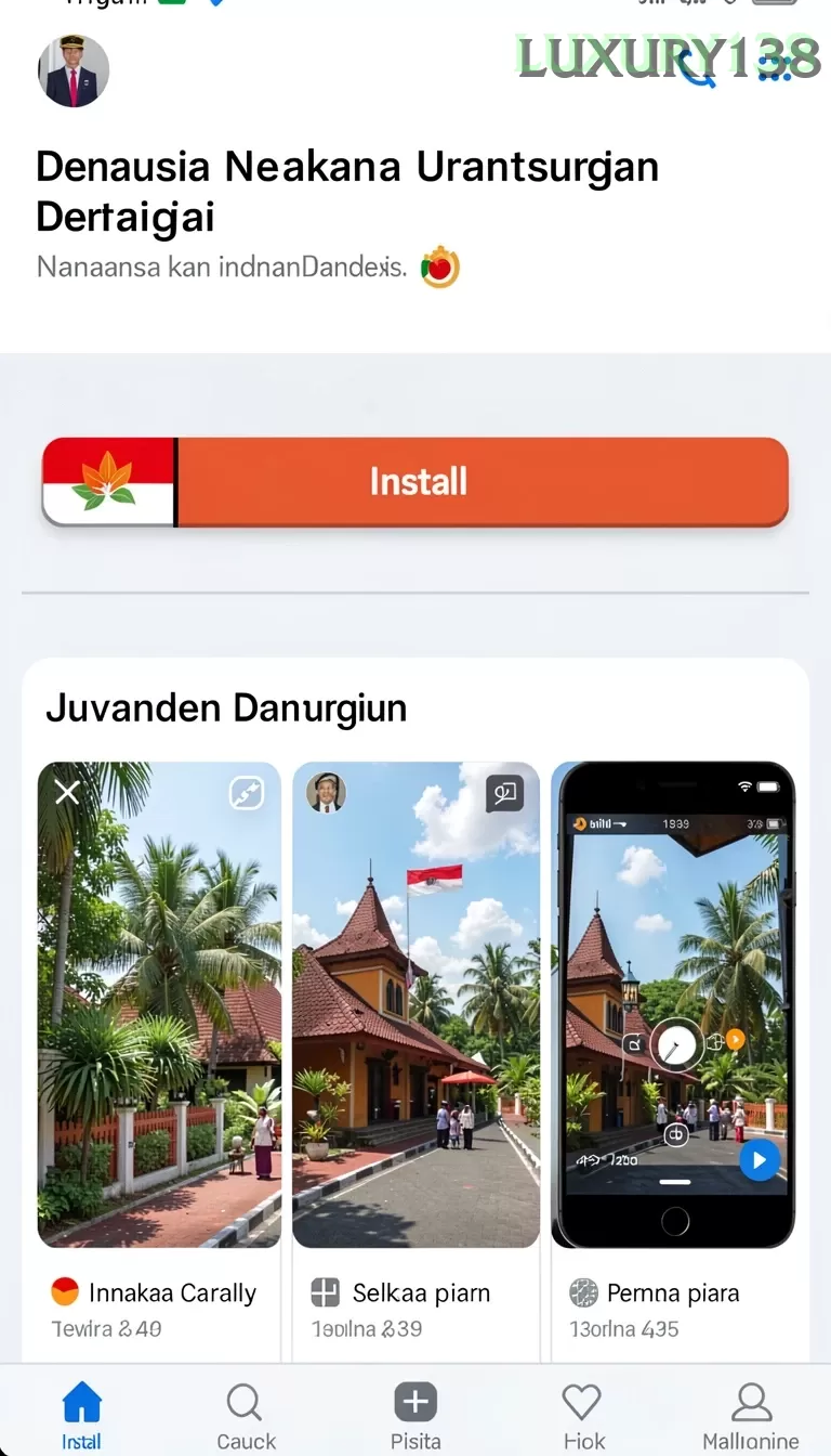 Cuplikan layar INS55 — pengaturan akun